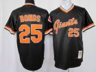 mlb san francisco giants #25 Bonds m&n black