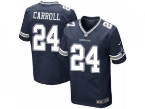 Mens Nike Dallas Cowboys #24 Nolan Carroll Elite Navy Blue Team Color NFL Jersey