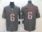 Nike Browns #6 Baker Mayfield Gray Camo Vapor Untouchable Limited Jersey