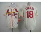 mlb jerseys st. louis cardinals #18 taveras cream[new]