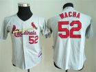 Youth MLB St.Louis Cardinals #52 Michael Wacha Grey Jersey