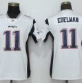 Nike Patriots #11 Julian Edelman White Women Vapor Untouchable Limited Jersey