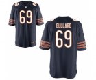 Men's Nike Chicago Bears #69 Jonathan Bullard Game Navy Blue Team Color NFL Jersey