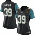 Womens Nike Jacksonville Jaguars #39 Tashaun Gipson Limited Black Alternate NFL Jersey