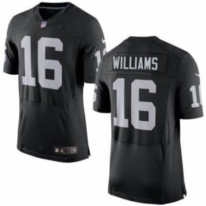 Nike Raiders #16 Tyrell Williams Black Elite Jersey