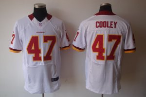 Nike nfl Washington Red Skins #47 Cooley White Elite jerseys