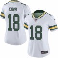 Women's Nike Green Bay Packers #18 Randall Cobb Limited White Rush NFL Jersey
