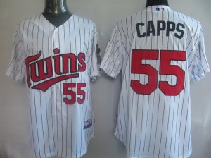 MLB Minnesota Twins #55 capps white