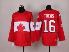 nhl jerseys team canada olympic #16 TOEWS red[2014 new]