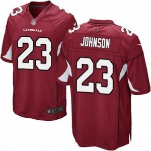 Mens Nike Arizona Cardinals #23 Chris Johnson Game Red Team Color NFL Jersey