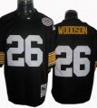 Pittsburgh Steelers #26 Rod Woodson throwback black