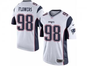 Mens Nike New England Patriots #98 Trey Flowers Limited White NFL Jersey