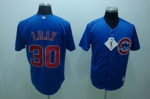 mlb chicago cubs #30 lilly blue