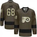 Philadelphia Flyers #68 Jaromir Jagr Green Salute to Service Stitched NHL Jersey