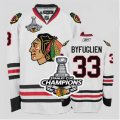 nhl jerseys chicago blackhawks #33 byfuglien white[2013 Stanley cup champions]