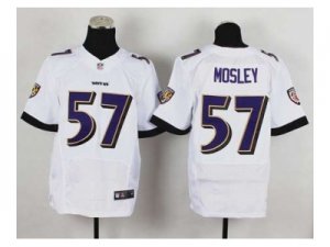 Nike jerseys baltimore ravens #57 mosley white[Elite]