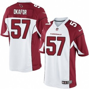 Mens Nike Arizona Cardinals #57 Alex Okafor Limited White NFL Jersey