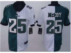 Nike Women Philadelphia Eagles #25 LeSean McCoy White-Green jerseys(Split)