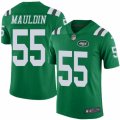 Mens Nike New York Jets #55 Lorenzo Mauldin Limited Green Rush NFL Jersey