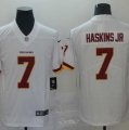 Nike Redskins #7 Dwayne Haskins Jr White Vapor Untouchable Limited Jersey