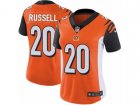 Women Nike Cincinnati Bengals #20 KeiVarae Russell Vapor Untouchable Limited Orange Alternate NFL Jersey