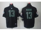 Nike NFL Miami Dolphins #13 Dan Marino Black Jerseys(Impact Limited)