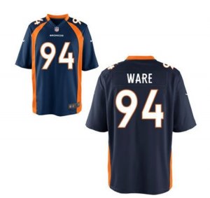 Nike Denver Broncos #94 Ware Blue Jerseys(game)