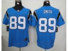 Nike NFL Carolina Panthers #89 Smith Blue Elite jerseys