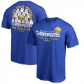 Golden State Warriors 2017 NBA Champions Mens T-Shirt Royal6