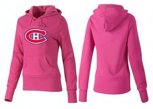 NHL Women Montreal Canadiens Logo Pullover Hoodie 21