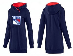 NHL Women New York Rangers Logo Pullover Hoodie 5