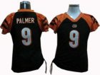 women Cincinnati Bengals #9 Carson Palmer black