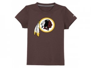 nike washington redskins logo youth T-Shirt brown