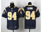 Nike St.Louis Rams #94 Robert Quinn blue jerseys[Elite]