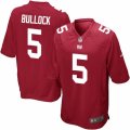 Mens Nike New York Giants #5 Randy Bullock Game Red Alternate NFL Jersey