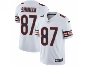 Mens Nike Chicago Bears #87 Adam Shaheen Vapor Untouchable Limited White NFL Jersey