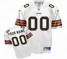 cleveland browns customized jerseys white