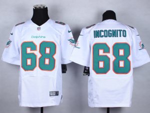 Nike Miami Dolphins #68 Richie Incognito white jerseys(Elite)