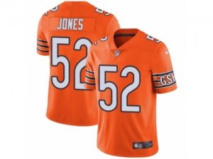 Mens Nike Chicago Bears #52 Christian Jones Vapor Untouchable Limited Orange Rush NFL Jersey