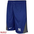 Nike New York Yankees Performance Training Shorts Blue