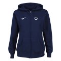 Women NEW Indianapolis Colts Ladies Tailgater Full Zip Hoodie blue