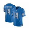 Mens Detroit Lions #14 Amon-Ra St. Brown Blue 2023 F.U.S.E. Vapor Untouchable Limited Stitched Jersey