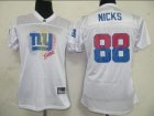 women nfl new york giants #88 hakeem nicks white[2011 fem fan]