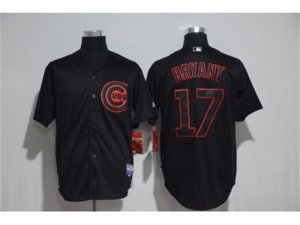 Chicago Cubs #17 Kris Bryant Black Cool Base Stitched MLB Jersey