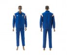 Real Madrid Training Hooded Presentation Suit Mens Blue