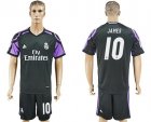 Real Madrid #10 James Sec Away Soccer Club Jersey