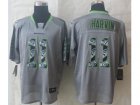 Nike Seattle Seahawks #11 Harvin Grey Jerseys(Lights Out Stitched Elite)