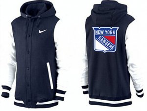 NHL New York Rangers Logo Pullover Hoodie 8