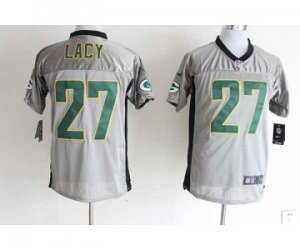 Nike jerseys green bay packers #27 lacy grey[Elite shadow]