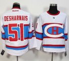 Montreal Canadiens #51 David Desharnais White 2016 Winter Classic Stitched NHL Jersey